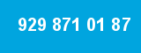 929 871 01 87 929 871 01 87